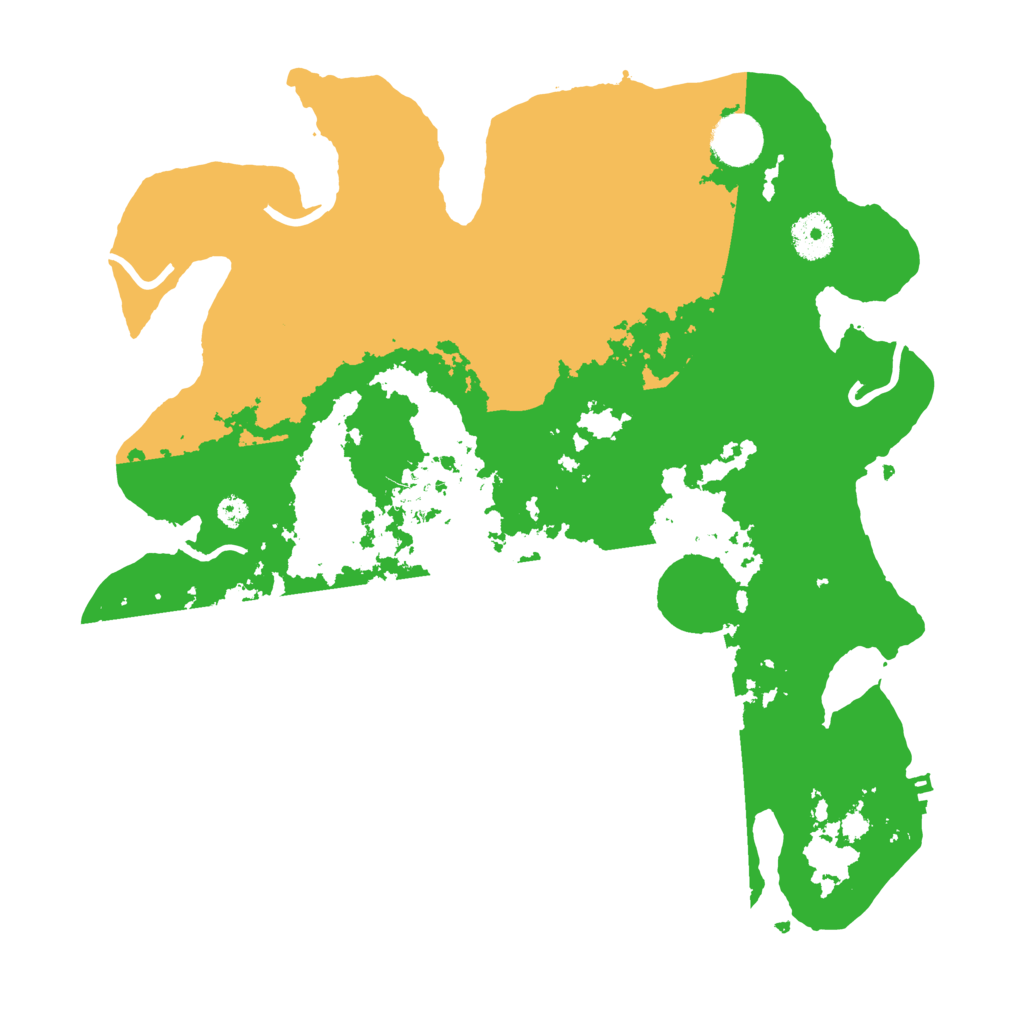 Biome Rust Map: Procedural Map, Size: 3500, Seed: 68630498