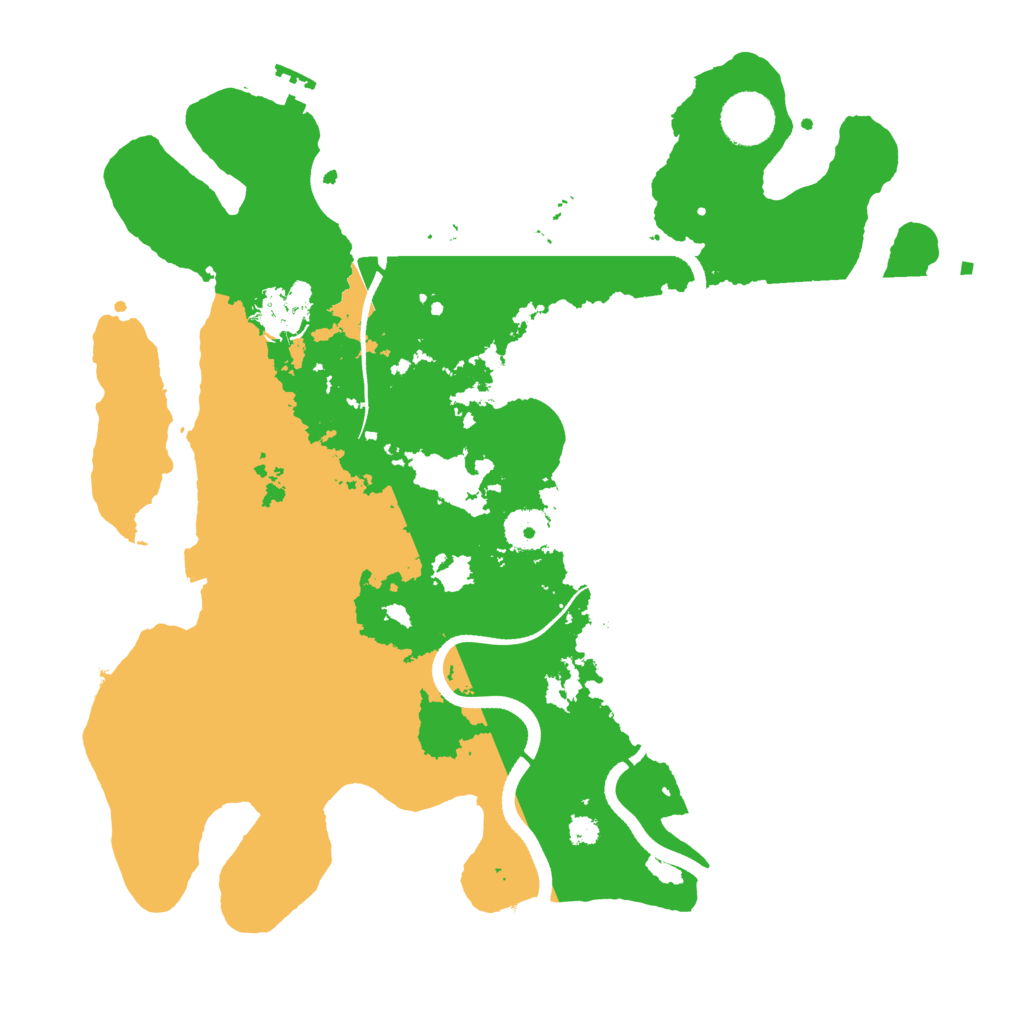 Biome Rust Map: Procedural Map, Size: 3500, Seed: 29212714