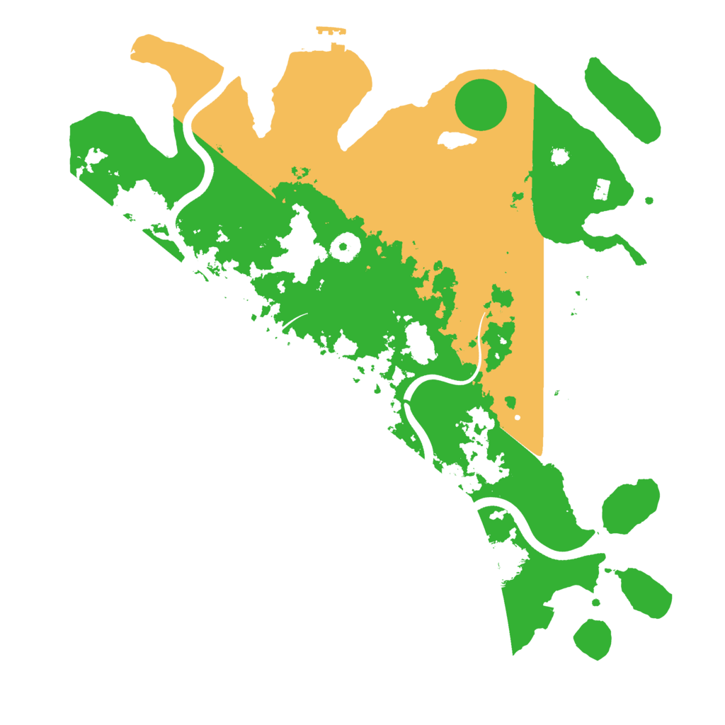 Biome Rust Map: Procedural Map, Size: 3700, Seed: 1410260014