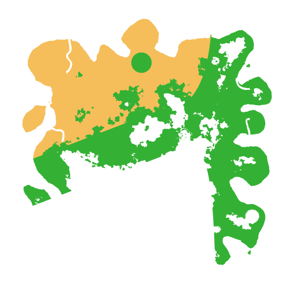 Biome Rust Map: Procedural Map, Size: 3800, Seed: 336694