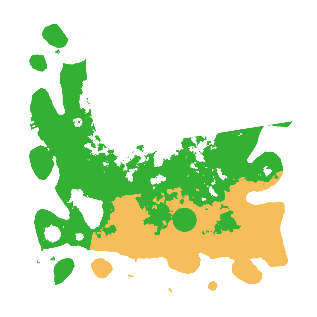 Biome Rust Map: Procedural Map, Size: 3500, Seed: 93320573