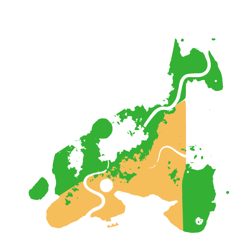Biome Rust Map: Procedural Map, Size: 3333, Seed: 8533710