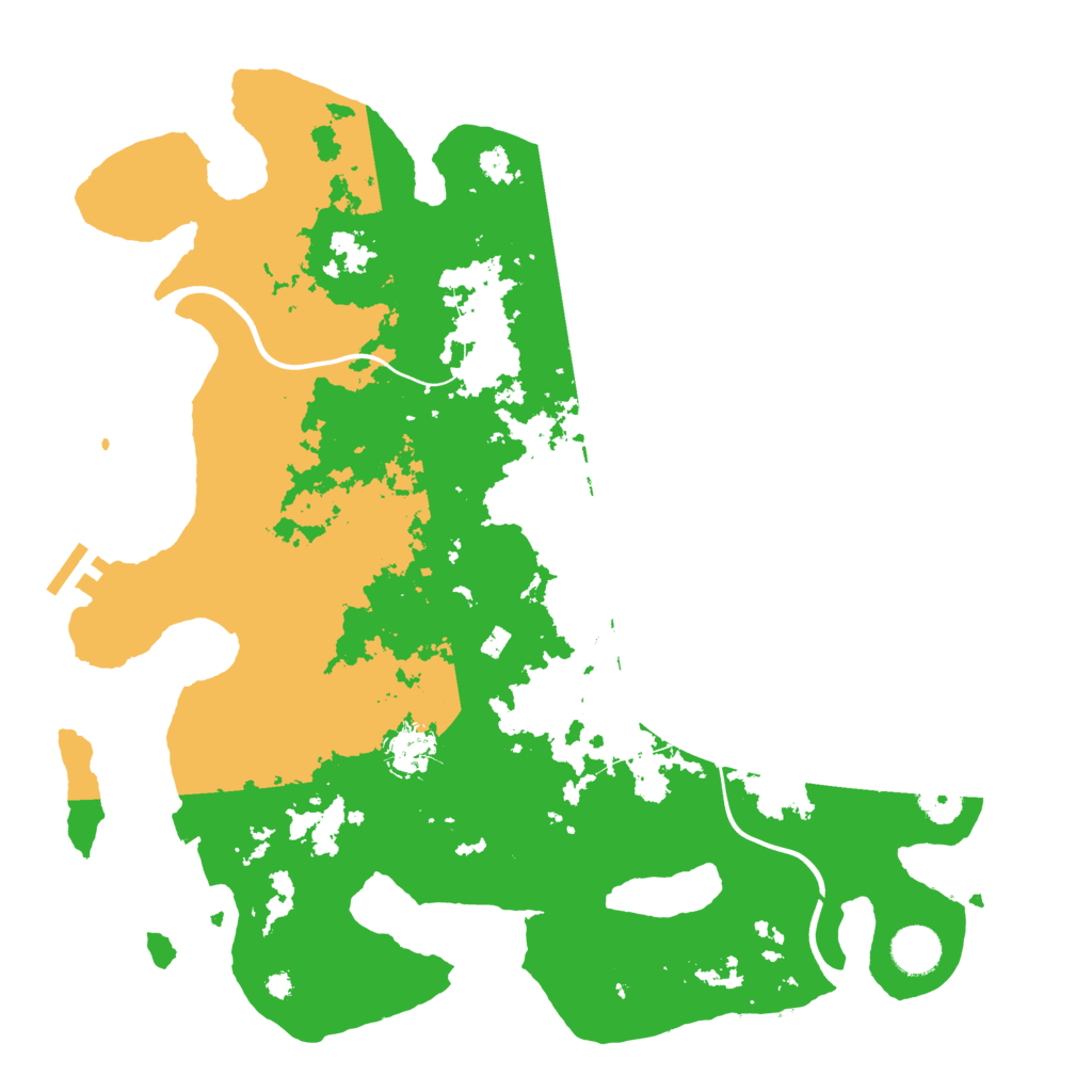 Biome Rust Map: Procedural Map, Size: 3850, Seed: 68