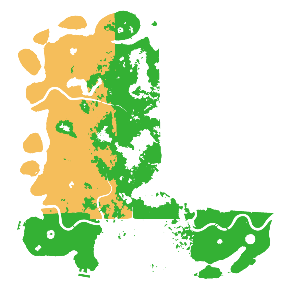 Biome Rust Map: Procedural Map, Size: 5100, Seed: 2495