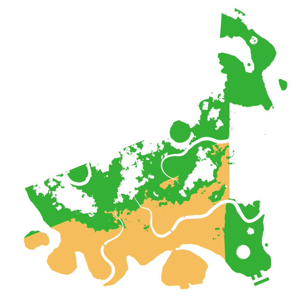 Biome Rust Map: Procedural Map, Size: 3900, Seed: 13110302