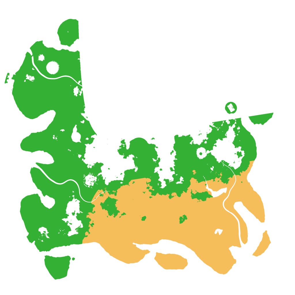 Biome Rust Map: Procedural Map, Size: 4096, Seed: 276149082