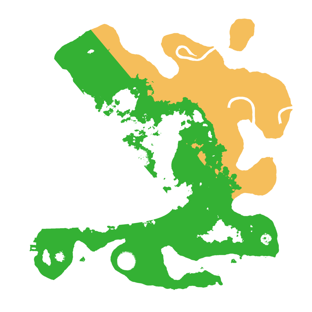 Biome Rust Map: Procedural Map, Size: 3000, Seed: 9392820