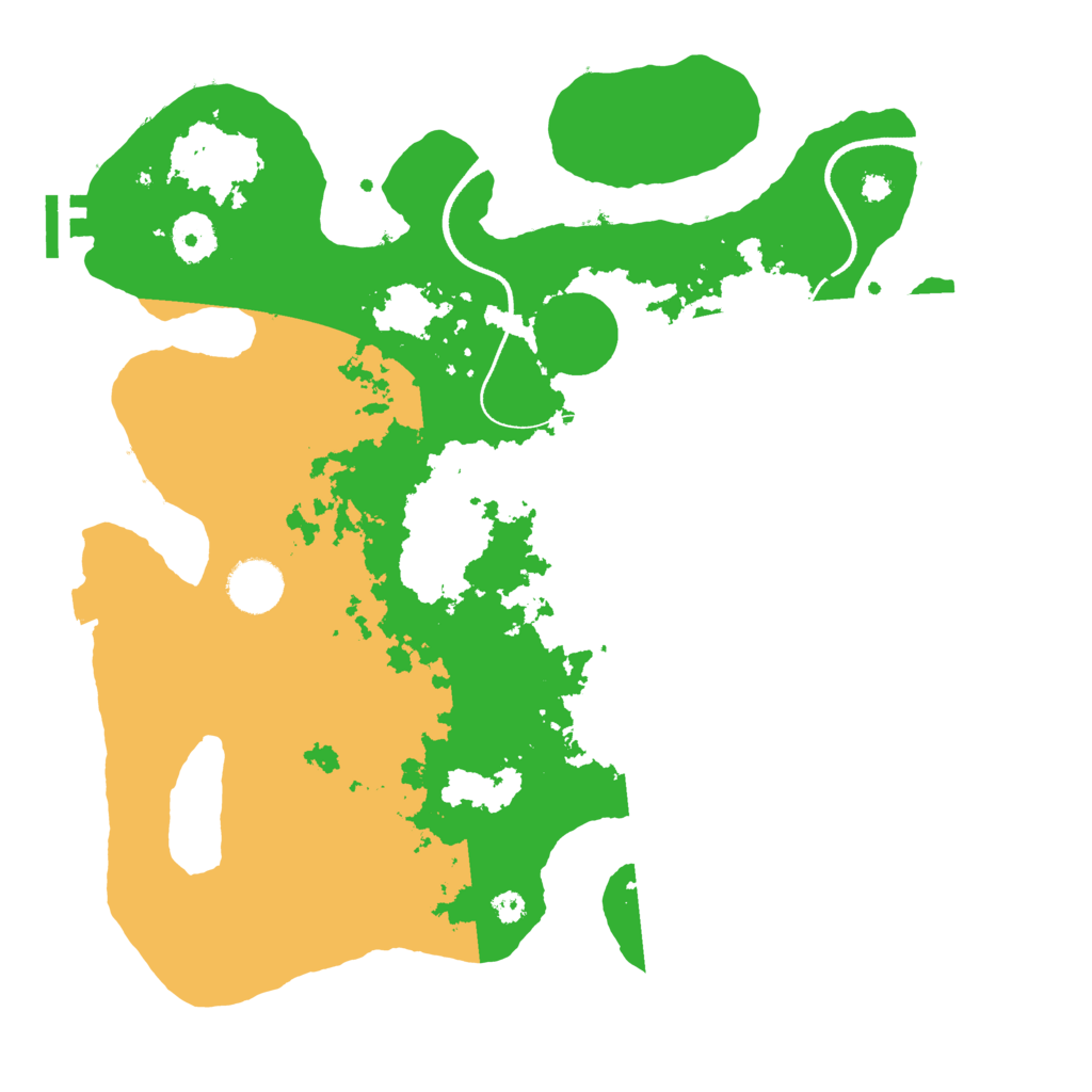 Biome Rust Map: Procedural Map, Size: 3500, Seed: 202210222