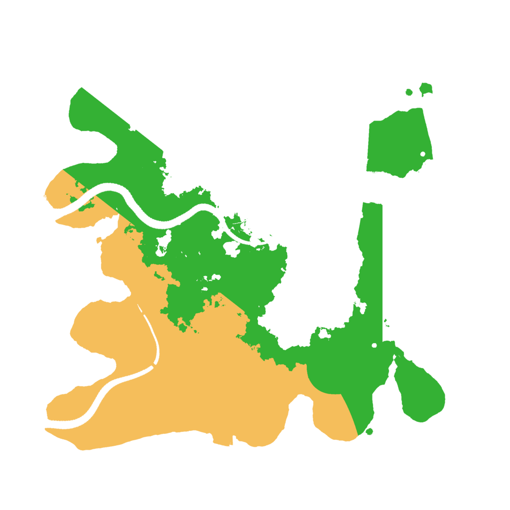 Biome Rust Map: Procedural Map, Size: 3000, Seed: 249695