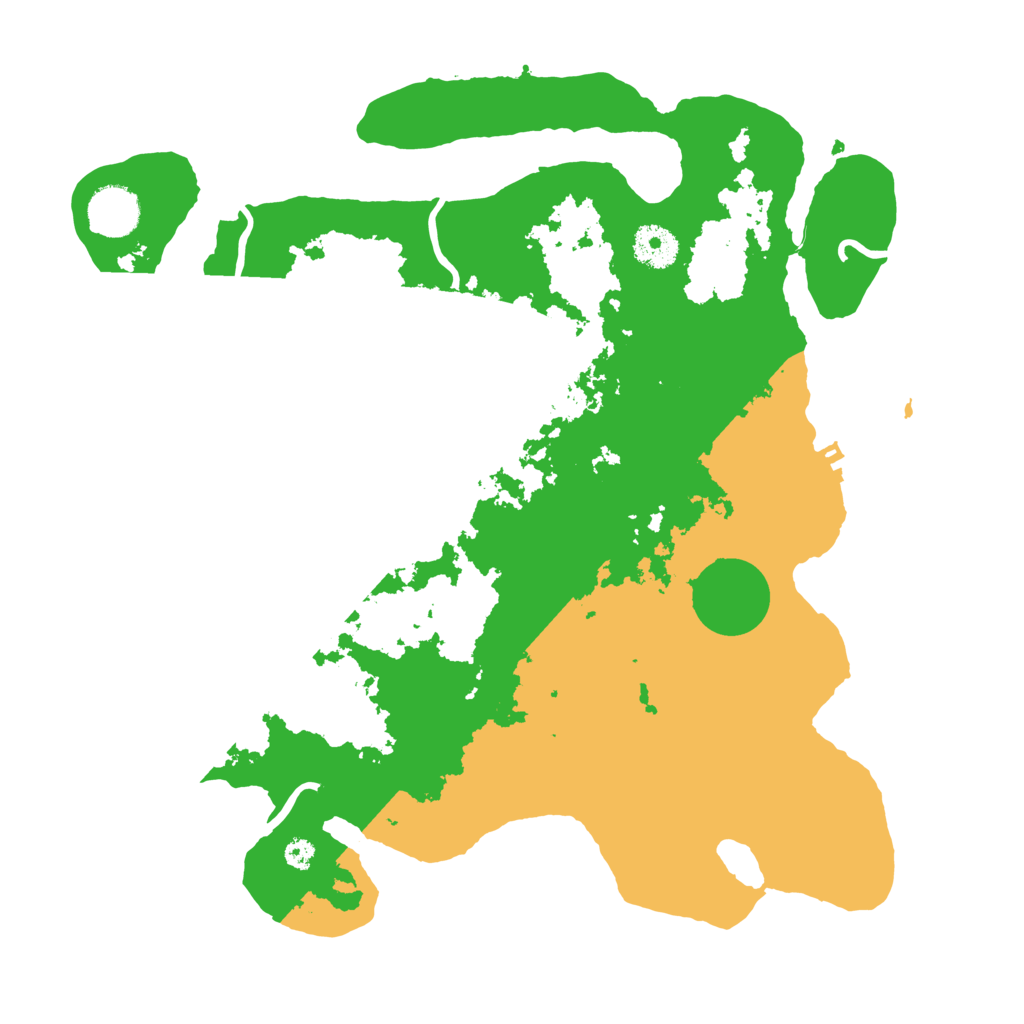 Biome Rust Map: Procedural Map, Size: 3500, Seed: 1342339403