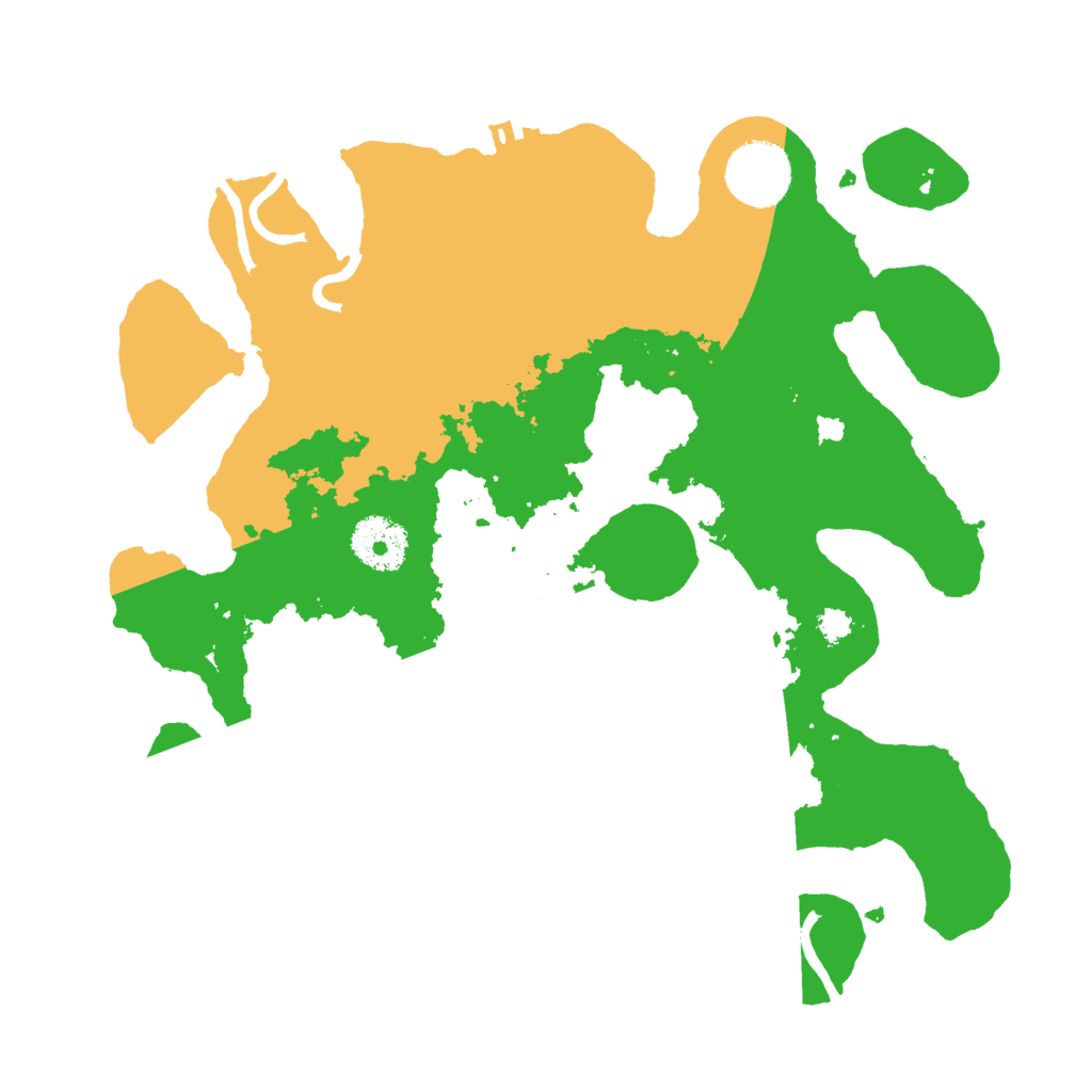 Biome Rust Map: Procedural Map, Size: 3000, Seed: 1680537606