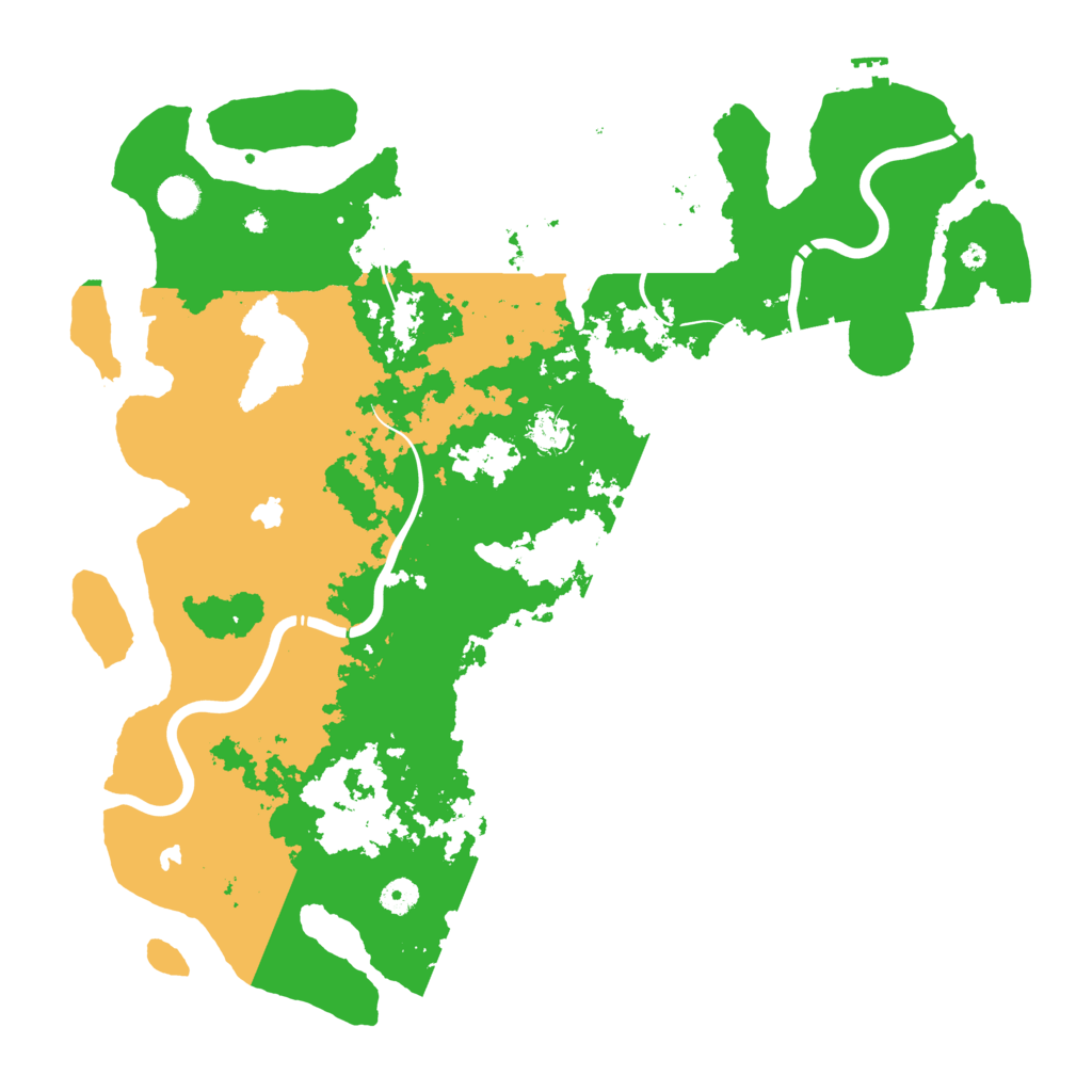 Biome Rust Map: Procedural Map, Size: 4500, Seed: 194830024