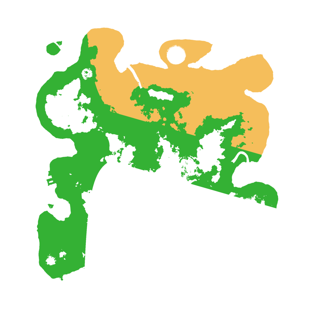Biome Rust Map: Procedural Map, Size: 3000, Seed: 14266