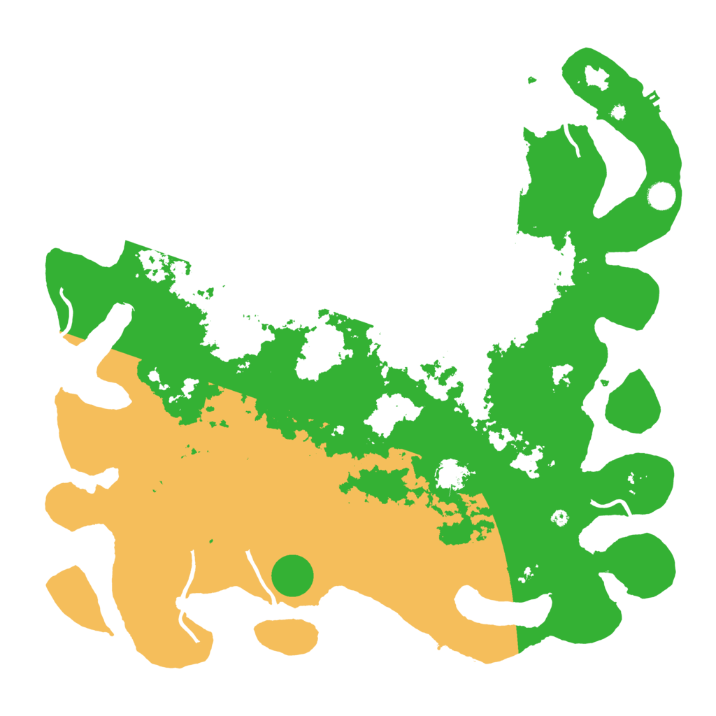 Biome Rust Map: Procedural Map, Size: 4500, Seed: 124152328