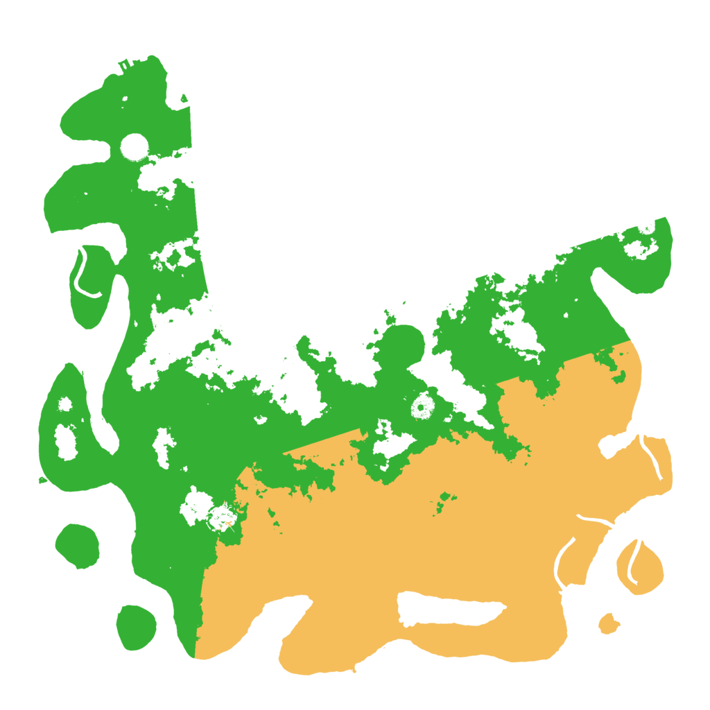 Biome Rust Map: Procedural Map, Size: 4500, Seed: 54861