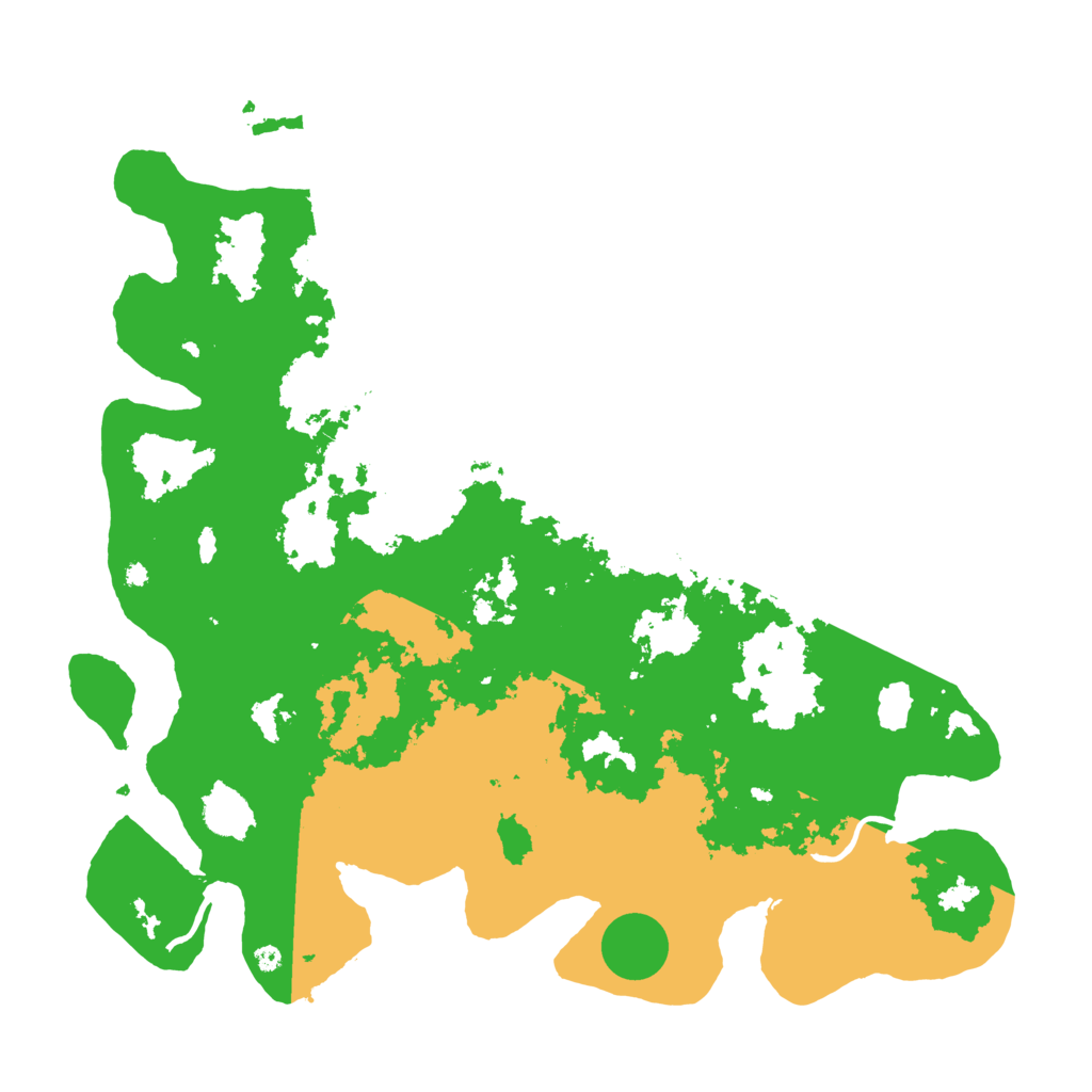 Biome Rust Map: Procedural Map, Size: 4300, Seed: 55787
