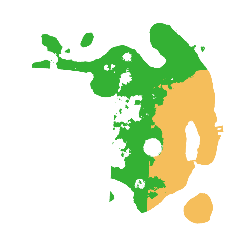 Biome Rust Map: Procedural Map, Size: 2500, Seed: 50254