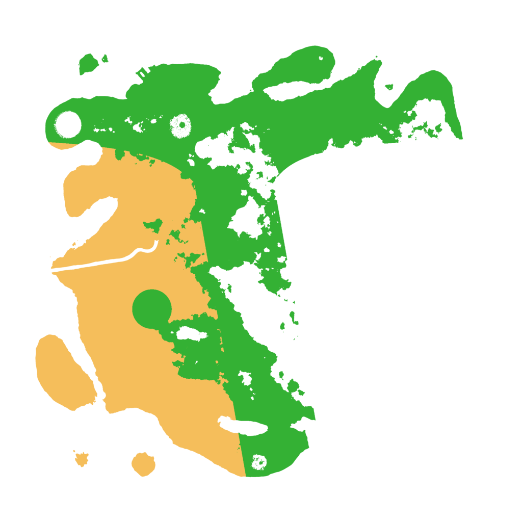 Biome Rust Map: Procedural Map, Size: 3500, Seed: 67741553