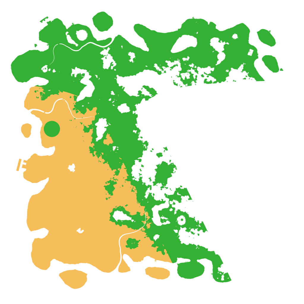 Biome Rust Map: Procedural Map, Size: 5000, Seed: 2102774178