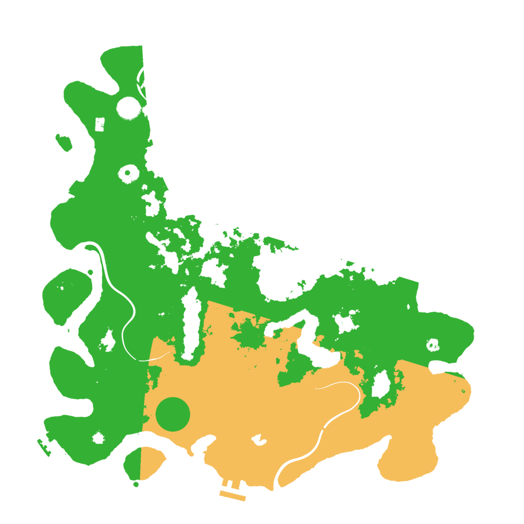 Biome Rust Map: Procedural Map, Size: 4025, Seed: 13825