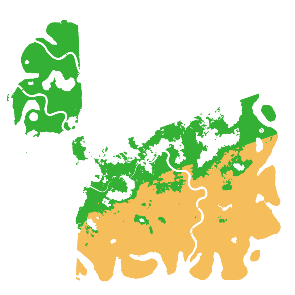 Biome Rust Map: Procedural Map, Size: 6000, Seed: 108755592