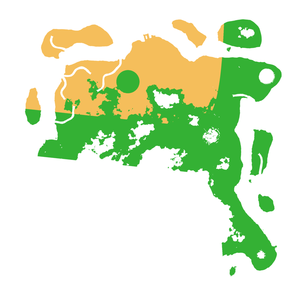 Biome Rust Map: Procedural Map, Size: 3500, Seed: 1738516454