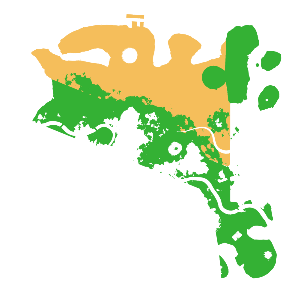 Biome Rust Map: Procedural Map, Size: 3500, Seed: 19793595