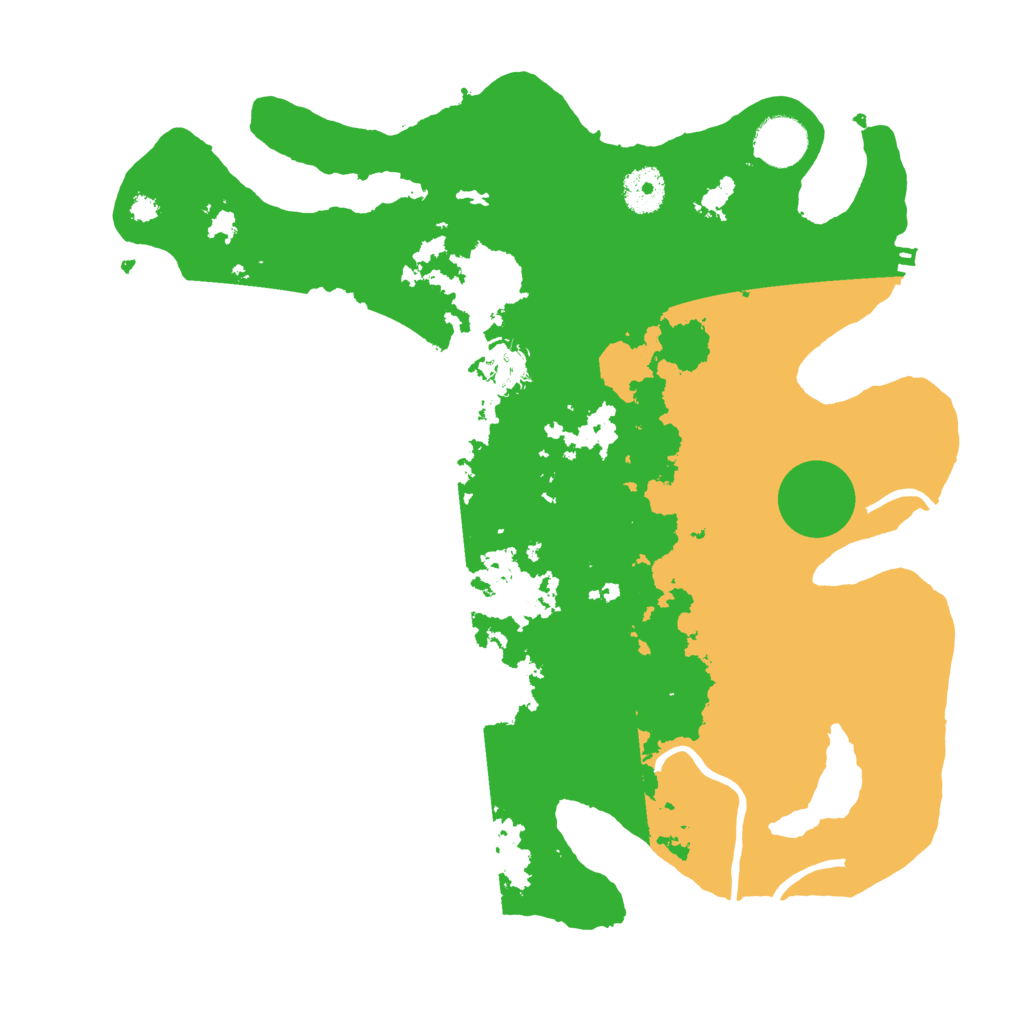 Biome Rust Map: Procedural Map, Size: 3500, Seed: 160089351