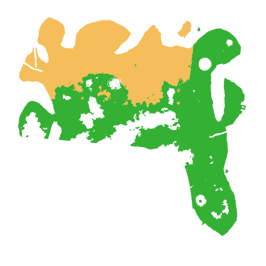 Biome Rust Map: Procedural Map, Size: 3700, Seed: 846050896