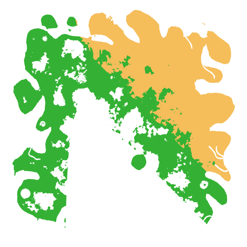 Biome Rust Map: Procedural Map, Size: 4500, Seed: 770079904