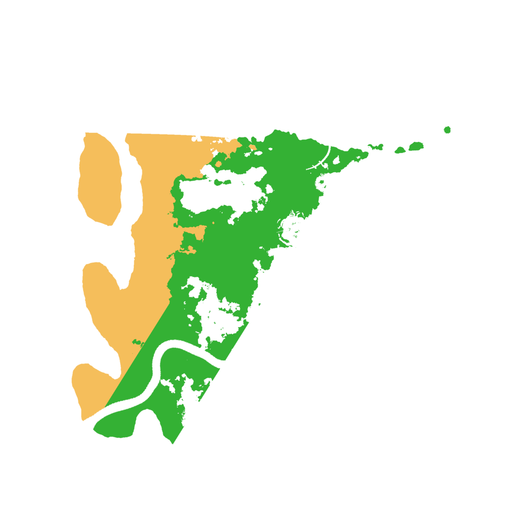 Biome Rust Map: Procedural Map, Size: 3000, Seed: 7780