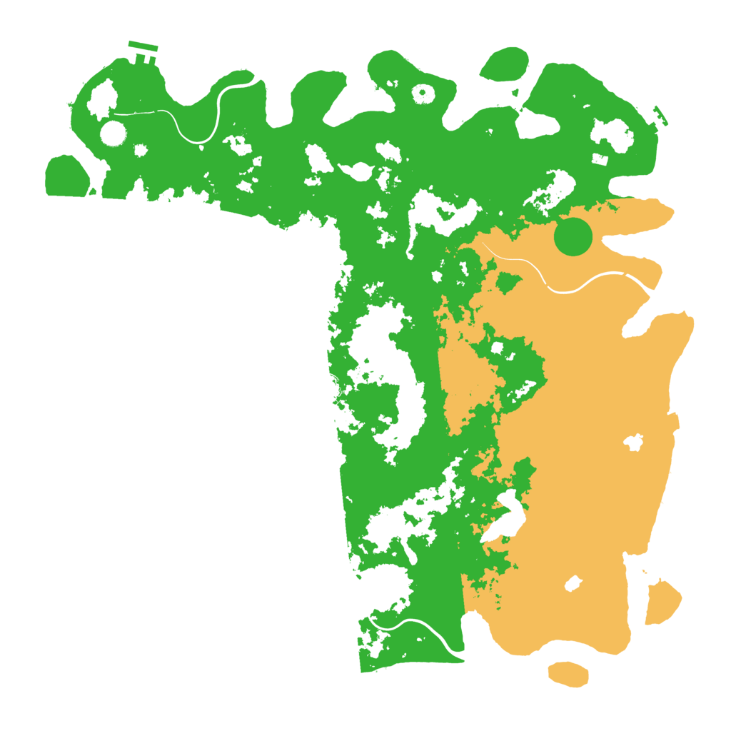 Biome Rust Map: Procedural Map, Size: 5000, Seed: 29603376