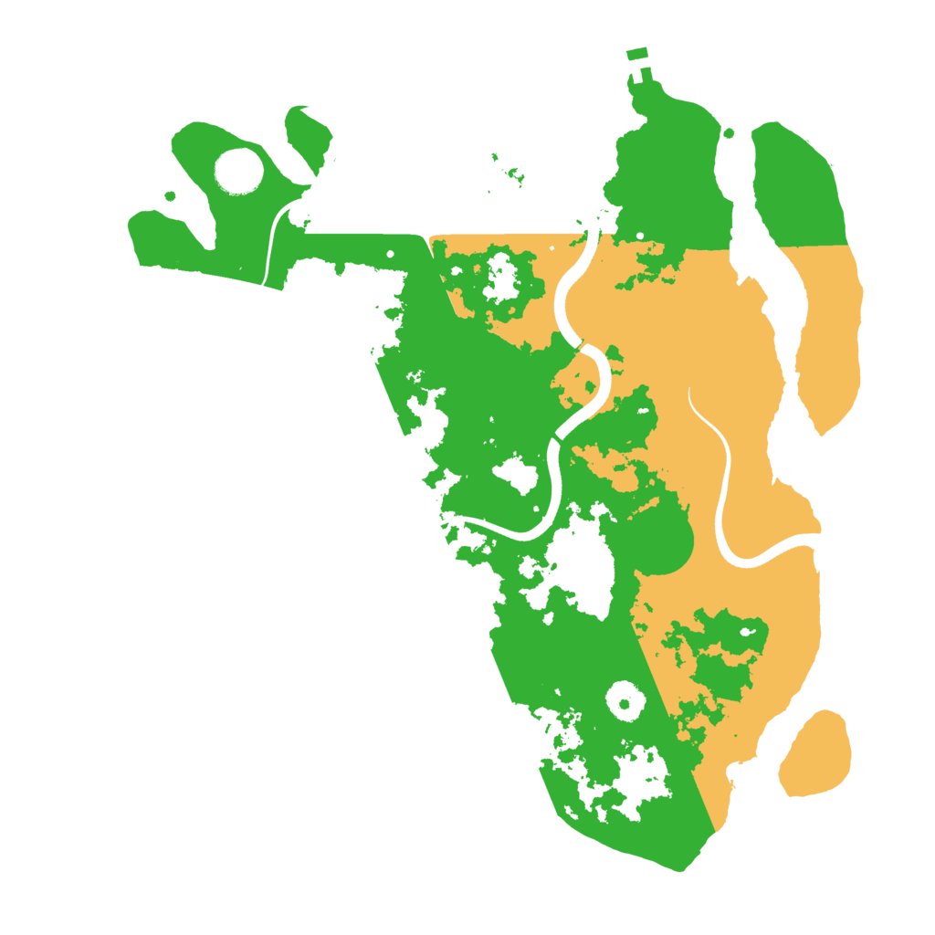 Biome Rust Map: Procedural Map, Size: 3625, Seed: 2104457150