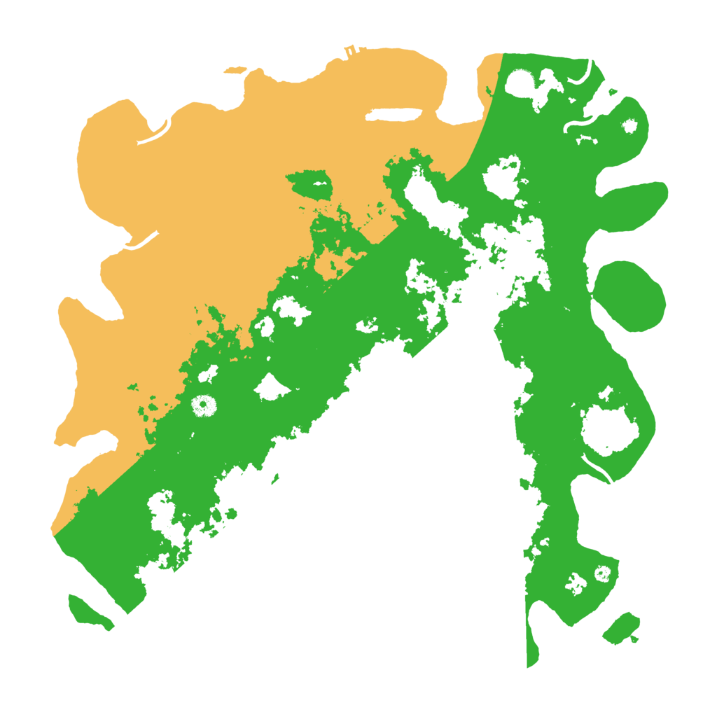 Biome Rust Map: Procedural Map, Size: 4500, Seed: 80500
