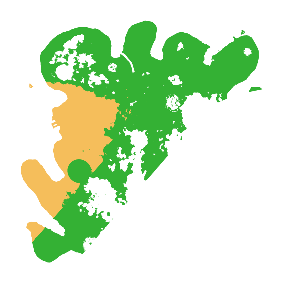 Biome Rust Map: Procedural Map, Size: 3500, Seed: 114621
