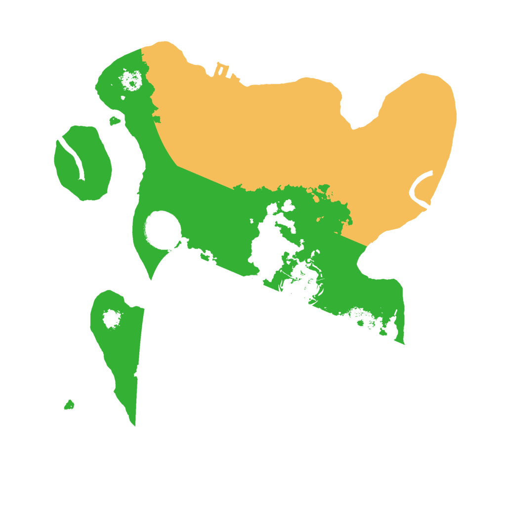 Biome Rust Map: Procedural Map, Size: 2500, Seed: 1074499003