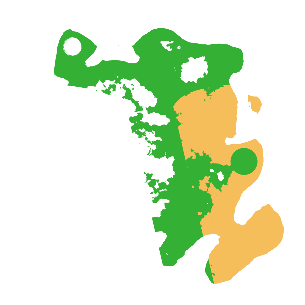 Biome Rust Map: Barren, Size: 3000, Seed: 449017347