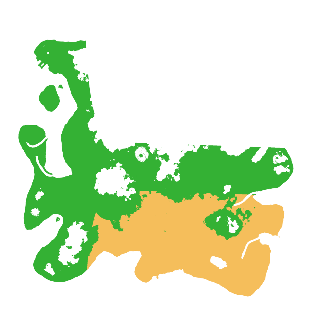 Biome Rust Map: Procedural Map, Size: 3500, Seed: 132586