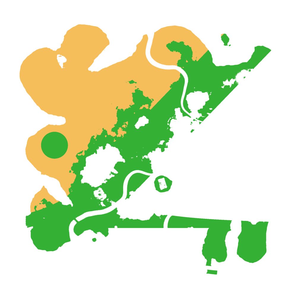 Biome Rust Map: Procedural Map, Size: 3000, Seed: 50009