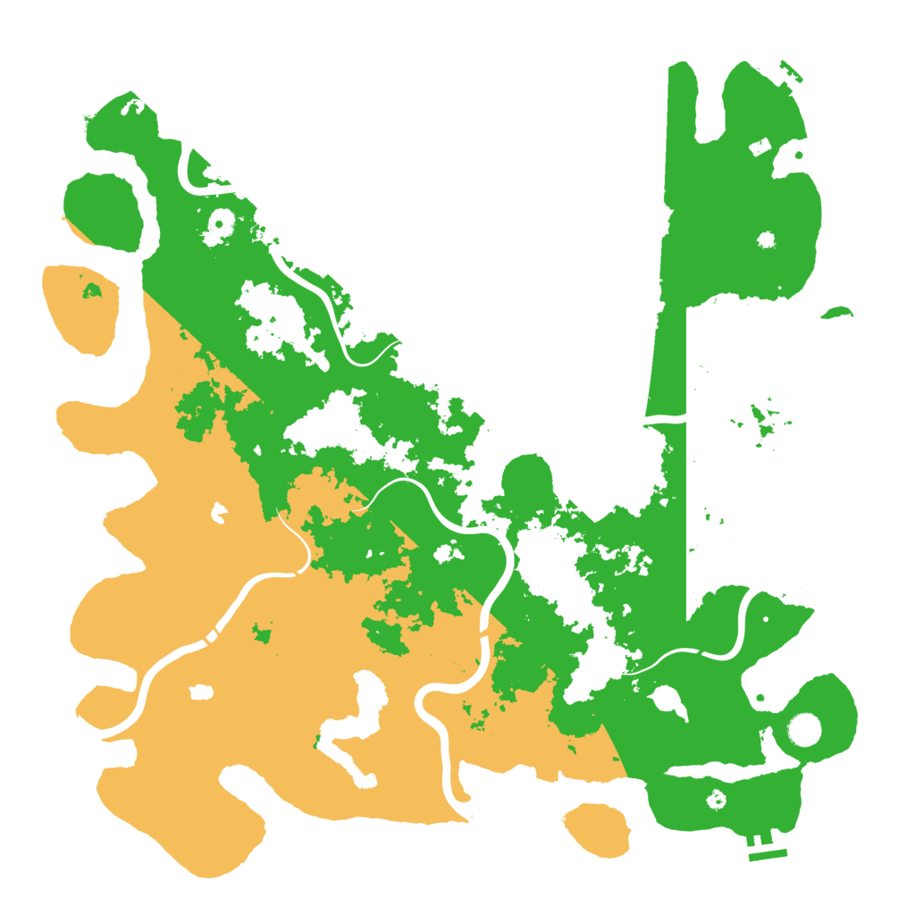 Biome Rust Map: Procedural Map, Size: 4800, Seed: 1879827846