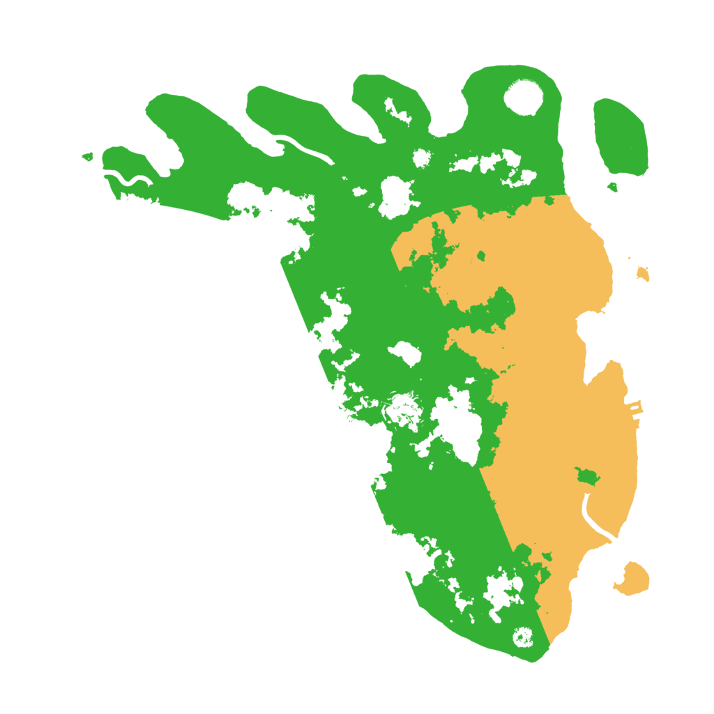 Biome Rust Map: Procedural Map, Size: 3525, Seed: 2104457150