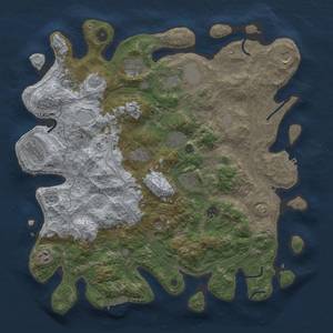 Thumbnail Rust Map: Procedural Map, Size: 4250, Seed: 1662325813, 20 Monuments