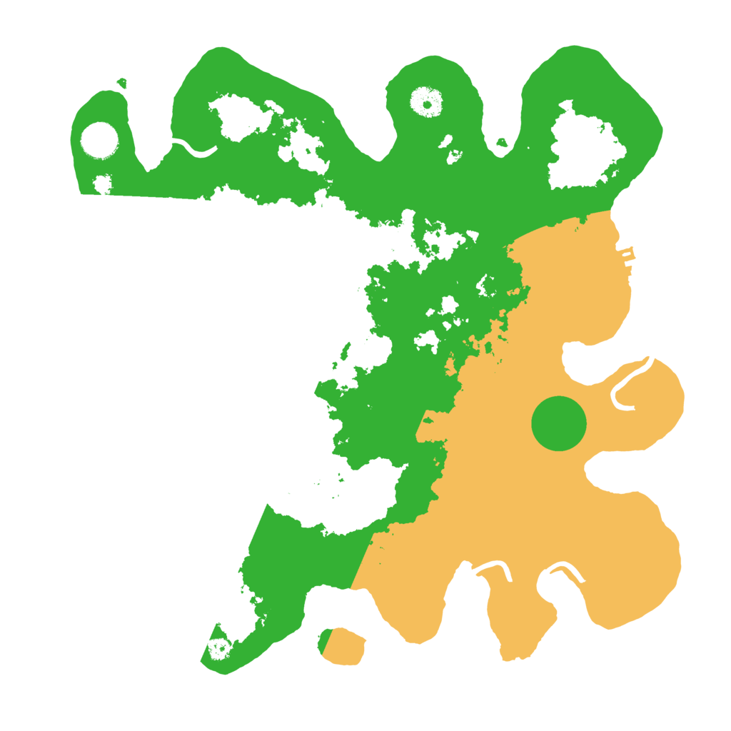 Biome Rust Map: Procedural Map, Size: 3500, Seed: 167254