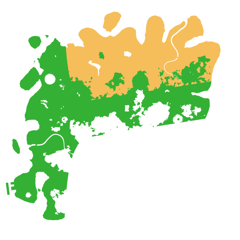 Biome Rust Map: Procedural Map, Size: 4000, Seed: 25466