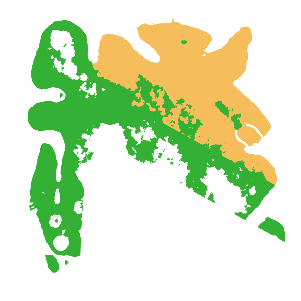 Biome Rust Map: Procedural Map, Size: 3500, Seed: 500571948