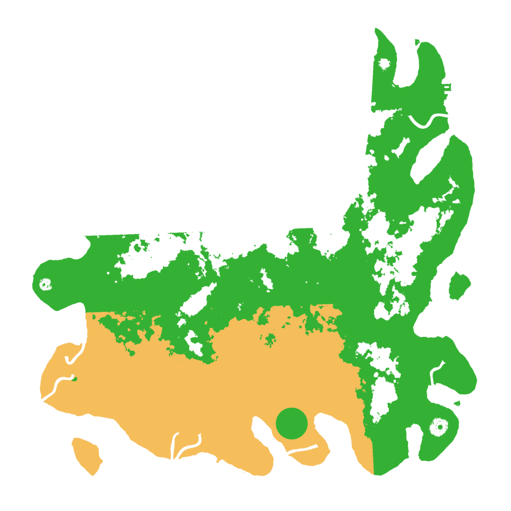 Biome Rust Map: Procedural Map, Size: 4250, Seed: 1161507487