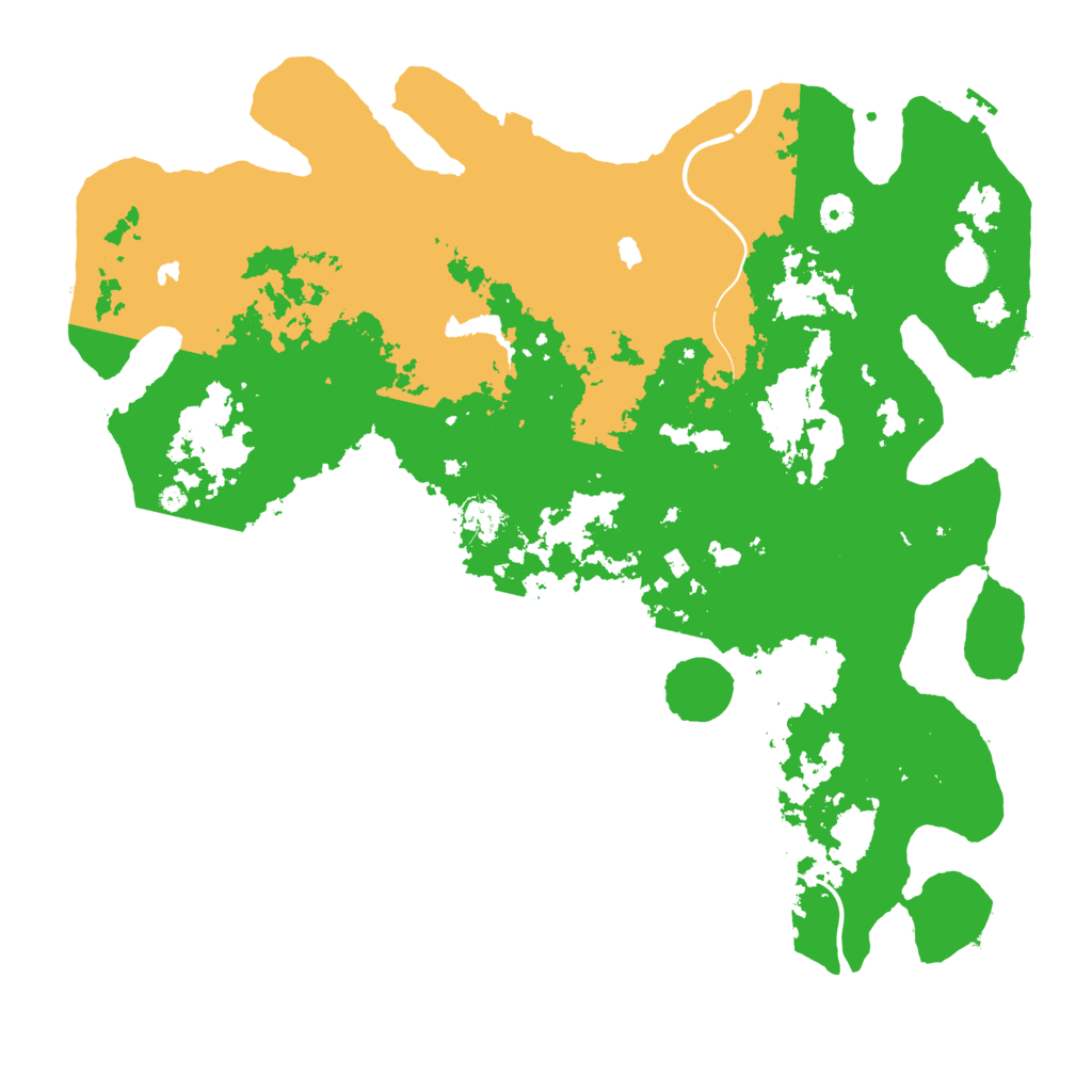 Biome Rust Map: Procedural Map, Size: 4500, Seed: 1918283072