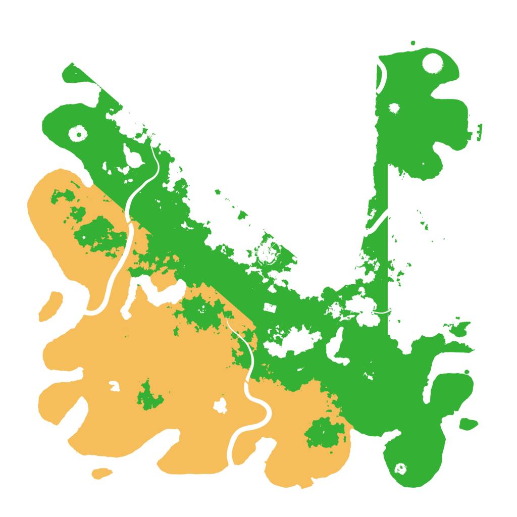 Biome Rust Map: Procedural Map, Size: 4500, Seed: 22102
