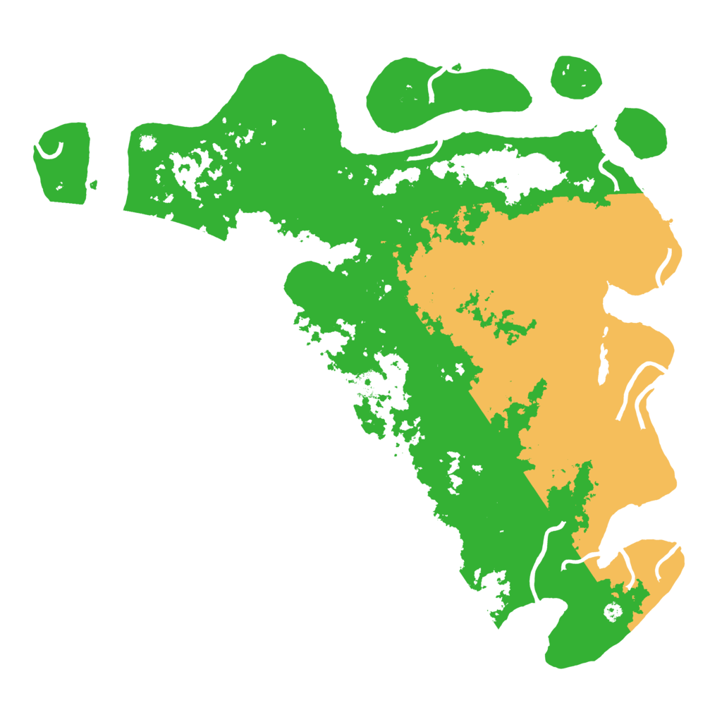 Biome Rust Map: Procedural Map, Size: 4096, Seed: 63666081