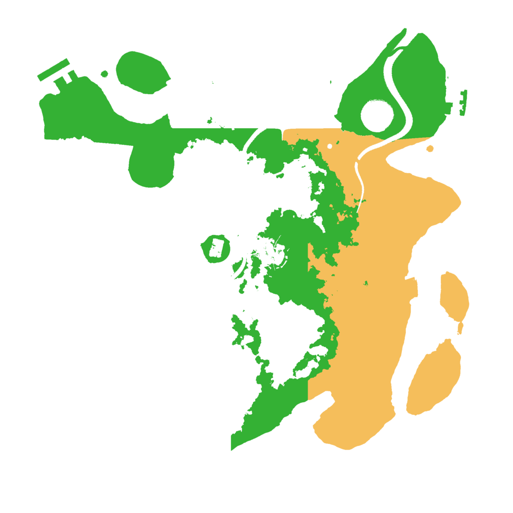 Biome Rust Map: Procedural Map, Size: 3000, Seed: 1451758649
